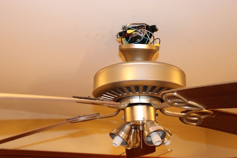Hanging Fan Installation in Wilmington, NC